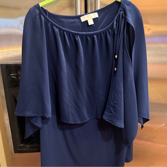 Michael Kors Navy Blouse - Picture 5 of 9